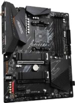 Материнская плата GIGABYTE B550 AORUS Elite AX V2, AM4, AMD B550, 4xDDR4, 4xSATA, 2xM.2, 1xPCIe 4.0 x16, 2xPCIe 3.0 x1, 1xDP, 1xHDMI, 1x2.5Gb LAN, Wi-Fi 6, Bluetooth 5, 2xUSB-A 10Gbps, 3xUSB-A 5Gbps, 2xUSB-A 2.0, 1xUSB-C 5Gbps, 5x3.5 мм, 7.1, ATX 5