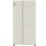 Холодильник LG GC-B257KEHW бежевый двухкамерный 422/206 л., морозилка сбоку, No Frost, Side by Side