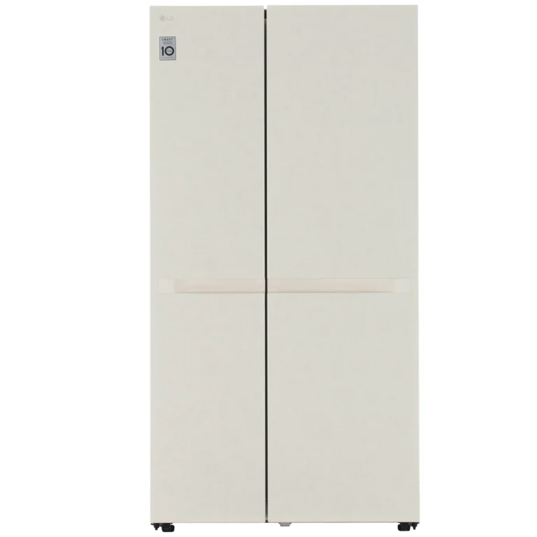 Холодильник LG GC-B257KEHW бежевый двухкамерный 422/206 л., морозилка сбоку, No Frost, Side by Side 1