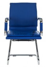 Кресло Бюрократ CH-993-Low-V/blue синий, экокожа, 120 кг, механизм качания, низкая спинка 2