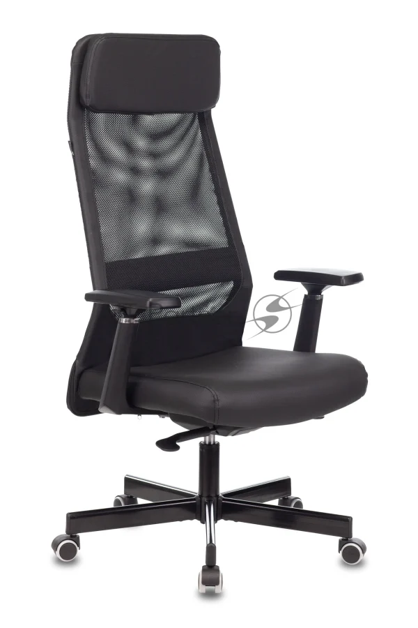 Кресло Бюрократ T-995/BLACK TW-01 черный, экокожа 1