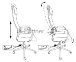 Кресло Бюрократ Chair Brt KB-9N/ECO/BLACK черный, экокожа 5