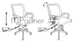 Кресло Бюрократ CH-695N/SL/BL/TW-11 синий/черный, сетка, 120 кг, механизм качания 12