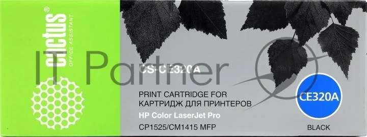 Картридж лазерный Cactus CS-CE320A черный (2000 стр.) для HP LaserJet CP1525