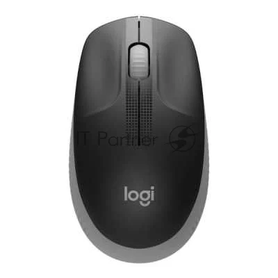 Мышь беспроводная Logitech M190 черный/серый, 1000 dpi, радиоканал, USB, кнопки - 3