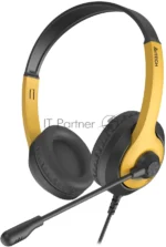 Гарнитура A4Tech Fstyler FH100U желтый/черный, проводная 1