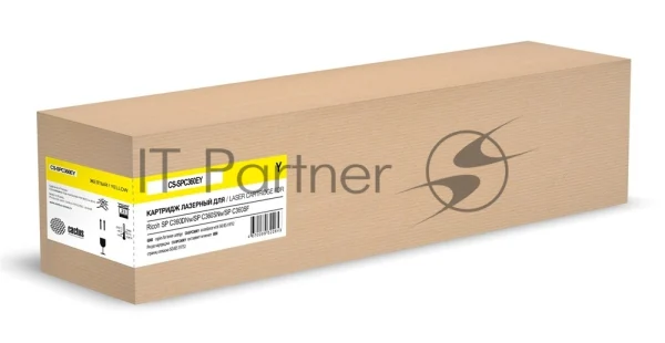 Картридж лазерный Cactus CS-SPC360EY (408187) желтый (6000 стр.) для Ricoh SP C360DNw/SP C360SNw/SP C360SF