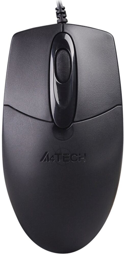 Мышь проводная A4Tech OP-720S черный, 1200 dpi, USB, кнопки - 3 1