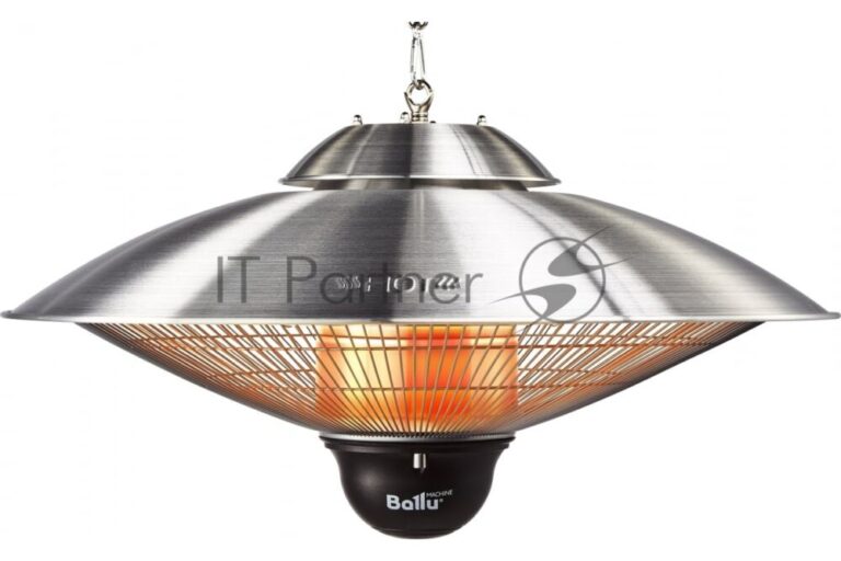 Обогреватель инфракрасный Ballu BIH-LL-2.1-S серебристый, карбоновый, 2100 Вт, 20 м2 1