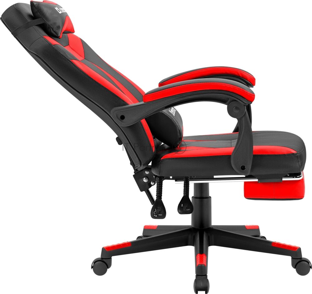 Кресло Defender CRUISER BLACK/RED черный/красный, экокожа, подставка для ног 1 Кресло Defender CRUISER BLACK/RED черный/красный, экокожа, подставка для ног 1