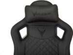Кресло Knight Craft черный, экокожа, 120 кг, механизм качания 10