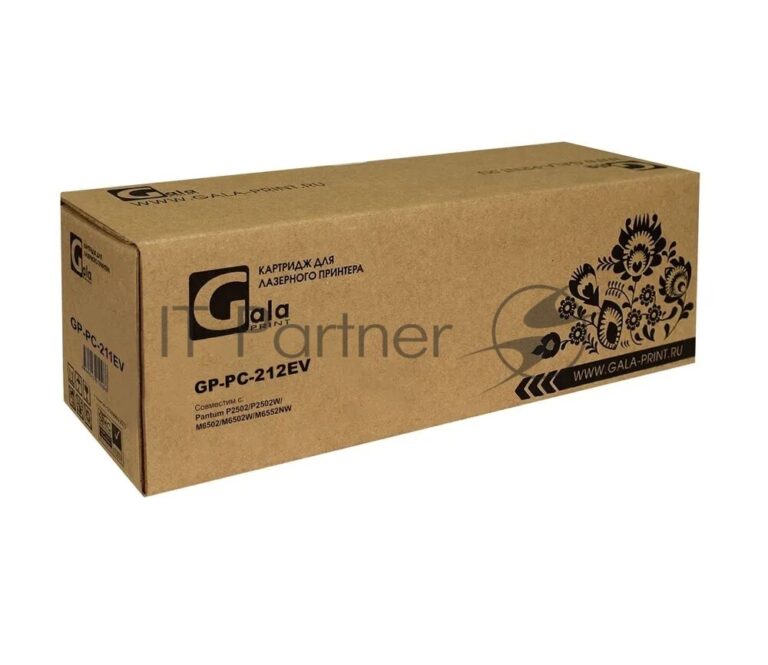 Картридж GalaPrint GP-PC-212EV черный (1600 стр) для Pantum P2502/P2502W/M6502/M6502W/M6552NW 1