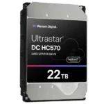 Жесткий диск серверный Western Digital 3.5"; 22Tb Ultrastar DC HC570 (WUH722222ALE6L4) SATA 6Gb/s, 7200rpm, 512MB, 4k/512e, Helium, Bulk 2