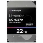 Жесткий диск серверный Western Digital 3.5"; 22Tb Ultrastar DC HC570 (WUH722222ALE6L4) SATA 6Gb/s, 7200rpm, 512MB, 4k/512e, Helium, Bulk 3