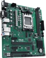 Материнская плата ASUS Pro A620M-C-CSM, AM5, AMD A620, 2xDDR5, 4xSATA, 2xM.2 PCIe 4.0 x4, 1xPCIe 4.0 x16, 2xPCIe x1, 1xRJ45 1GbE, 1xUSB 3.2 Gen 2, 3xUSB 2.0, 1xUSB-C 3.2 Gen 2, 1xDVI-D, 1xDP, 1xHDMI, 1xVGA, 3x3.5 мм, 7.1, mATX 4
