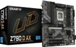 Материнская плата Gigabyte Z790 D AX, LGA 1700, Intel Z790, 4xDDR5, 4xSATA, 3xM.2, 1xPCI-E 5.0 x16, 1xPCI-E 4.0 x4, 2xPCI-E 3.0 x1, 1xHDMI, 1xDP, 1x 2.5Gb LAN, 4xUSB-A 3.2 Gen 1, 1xUSB-A 3.2 Gen 2, 2xUSB-A 2.0, 1xUSB-C 3.2 Gen 2, 3x3.5 мм, 7.1, ATX 1