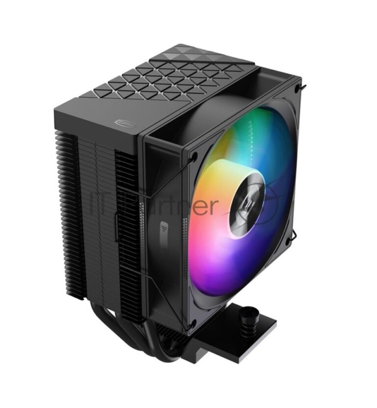 Кулер для процессора PCCooler R300 ARGB BK черный 92мм алюминий+медь 2200rpm 30db 4-pin 150W 133мм 1