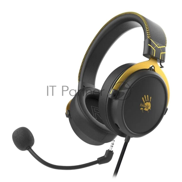 Гарнитура Bloody M590i Sports Lime жёлтый/чёрный, проводная 1