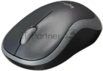 Мышь беспроводная Logitech M186 черный/серый, 1000 dpi, радиоканал, USB, кнопки - 3 3