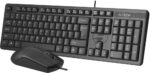Комплект клавиатура+мышь A4Tech KR-3330S проводной, USB, 1200 DPI, чёрный 2
