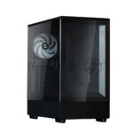 Компьютерный корпус ZALMAN P10, MATX, черный, WINDOW, 2x3.5", 3x2.5", 1xUSB TYPE-C, 1xUSB 3.0, REAR 1x120мм ARGb 2