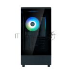 Компьютерный корпус ZALMAN P10, MATX, черный, WINDOW, 2x3.5", 3x2.5", 1xUSB TYPE-C, 1xUSB 3.0, REAR 1x120мм ARGb 3