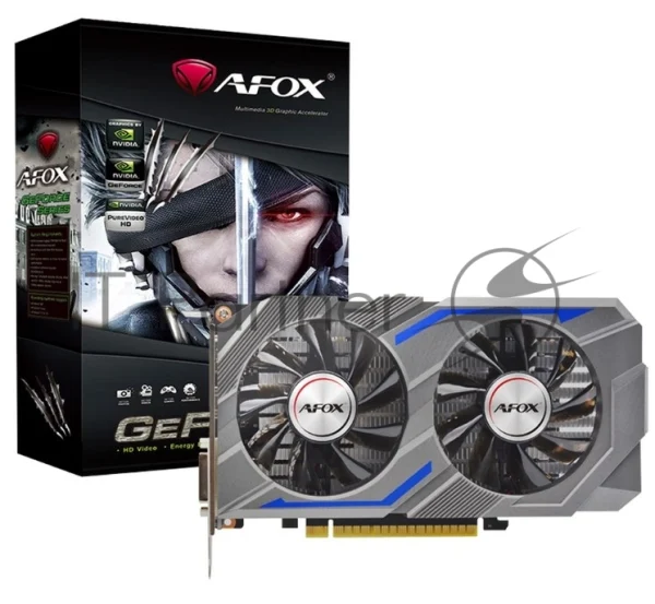 Видеокарта AFOX NVIDIA GeForce GTX 1650 4 Gb GDDR6 128 бит PCIE 3.0 16x Memory 12000 МГц GPU 1485 МГц Активный 1xВыход HDMI 2xВыход DisplayPort AF1650-4096D6H1-V8 1
