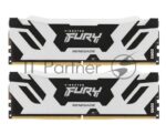 Оперативная память Kingston Fury Renegade, DDR5, 96Gb (2x48GB), 6000MHz, CL32, DIMM, с радиаторами, cеребристый/черный 1