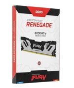 Оперативная память Kingston Fury Renegade, DDR5, 96Gb (2x48GB), 6000MHz, CL32, DIMM, с радиаторами, серебристый/черный 1