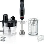Блендер погружной Bosch MSM4B670 черный, 1000 Вт, плавная регулировка, турбо