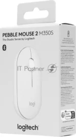 Мышь беспроводная Logitech Pebble 2 M350S белый, 4000 dpi, Bluetooth, кнопки - 3 11