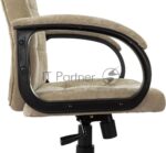 Кресло руководителя Бюрократ CH 002 Fabric Light-21 песочный, крестов. пластик 6