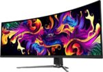 Монитор 49" MSI MPG 491CQP QD OLED 5120x1440, 144 Гц, 0.03 мс, 32:9, 250 кд/м², 2xHDMI, 1хDP, 1хUSB-C, изогнутый, черный 3