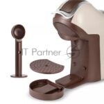 Кофеварка капсульная Kitfort КТ-7448 коричневый/бежевый, исп. кофе - капсулы/молотый, 1 л, 1400 Вт, 19 Бар.