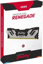 Оперативная память Kingston Fury Renegade, DDR5, 48Gb (1x48GB), 6000MHz, CL32, DIMM, с радиатором, серебристый 3