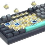 Клавиатура проводная A4Tech Fstyler FS300 механическая черный/серый USB for gamer LED (FS300 PANDA ROCK)