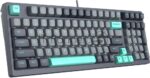 Клавиатура проводная A4Tech Fstyler FS300 механическая черный/серый USB for gamer LED (FS300 PANDA ROCK) 19