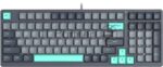Клавиатура проводная A4Tech Fstyler FS300 механическая черный/серый USB for gamer LED (FS300 PANDA ROCK) 21