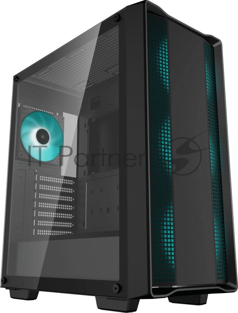 Компьютерный корпус MidiTower Deepcool CC560 A-RGB черный (ATX, без БП, ARGB, USB3.2 Type-A+USB 2.0 Type-A) (R-CC560-BKTAA4-G-2) 1
