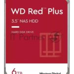 Жесткий диск HDD Western 6TB 5400RPM SATA-III 3.5" Digital Red Plus 128MB NAS Edition