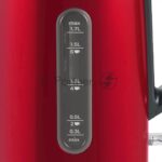 Электрочайник Bosch TWK4P434 красный, 1.7 л, 2400 Вт, скрытый нагревательный элемент 7