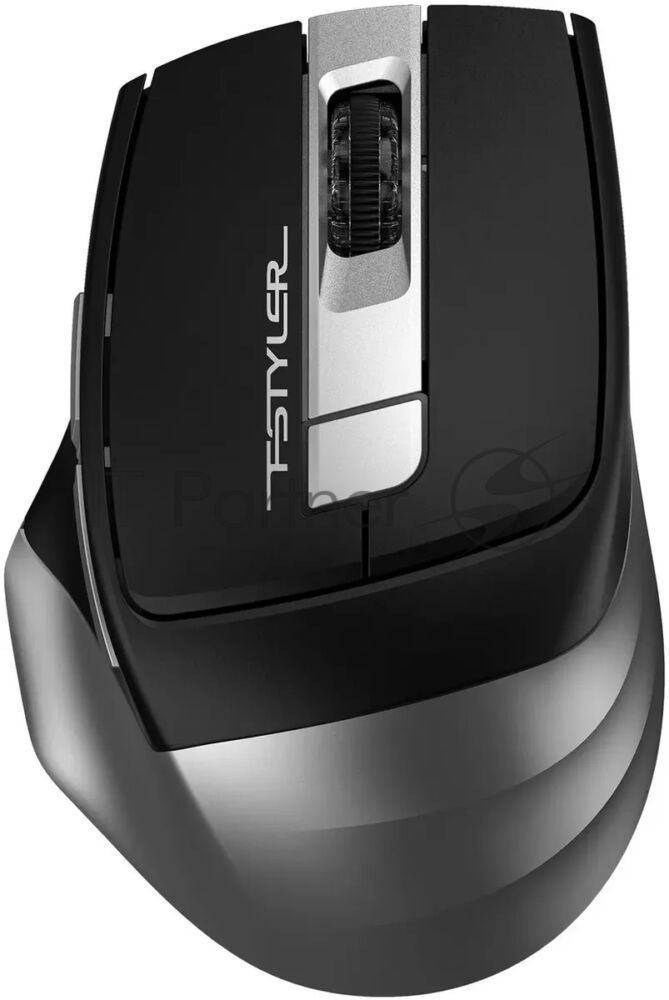 Мышь беспроводная A4Tech Fstyler FB35S серый/черный, 2000 dpi, радиоканал, Bluetooth, USB, кнопки - 5 1 Мышь беспроводная A4Tech Fstyler FB35S серый/черный, 2000 dpi, радиоканал, Bluetooth, USB, кнопки - 5 1
