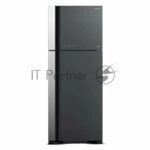 Холодильник Hitachi HRTN7489DF GGRCS серый стекло двухкамерный инвертер 345/105л морозилка сверху, No Frost 2
