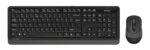 Комплект клавиатура+мышь A4Tech FStyler FG1010S беспроводной, USB, 2000 DPI, чёрный/серый 1