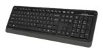 Комплект клавиатура+мышь A4Tech FStyler FG1010S беспроводной, USB, 2000 DPI, чёрный/серый 4