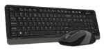 Комплект клавиатура+мышь A4Tech FStyler FG1010S беспроводной, USB, 2000 DPI, чёрный/серый 10