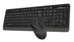 Комплект клавиатура+мышь A4Tech FStyler FG1010S беспроводной, USB, 2000 DPI, чёрный/серый 11