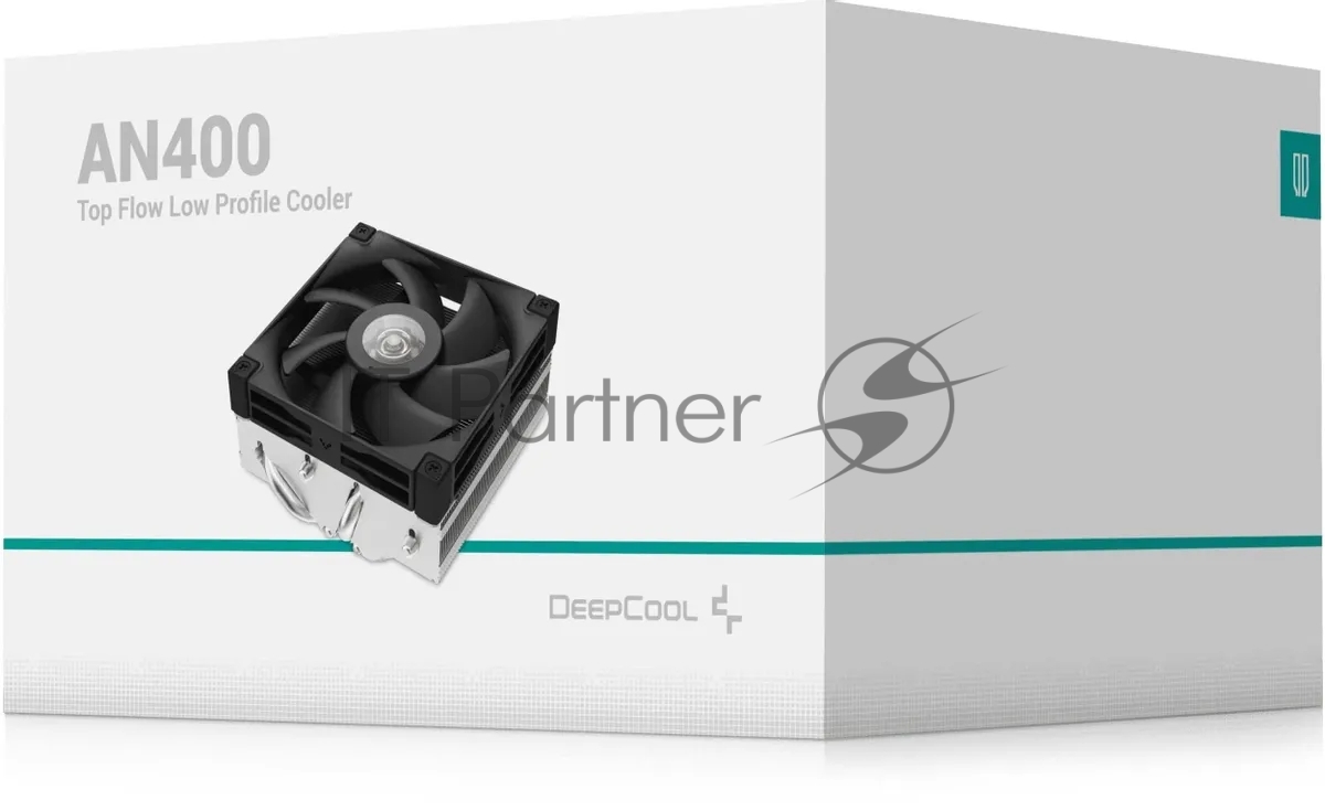 Кулер для процессора DEEPCOOL AN400, 92 мм, алюминий/медь, 2950 об/мин, 23.2 дБ, 4 pin, 150 Вт, 52.5 мм 1