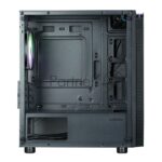 Компьютерный корпус ZALMAN T4 PLUS, MATX, черный, WINDOW, 1 x Combo (3.5'' or 2.5''), 1x3.5'', 2x2.5", 1xUSB 2.0, 2xUSB 3.0, REAR 1x120мм ARGb 5