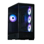 Компьютерный корпус ZALMAN P50 DS, ATX, черный, WINDOW, 2x3.5", 3x2.5", 1xUSB TYPE-C, 2xUSB 3.0, SIDE 3x120мм ARGb, REAR 1x120мм ARGb 9